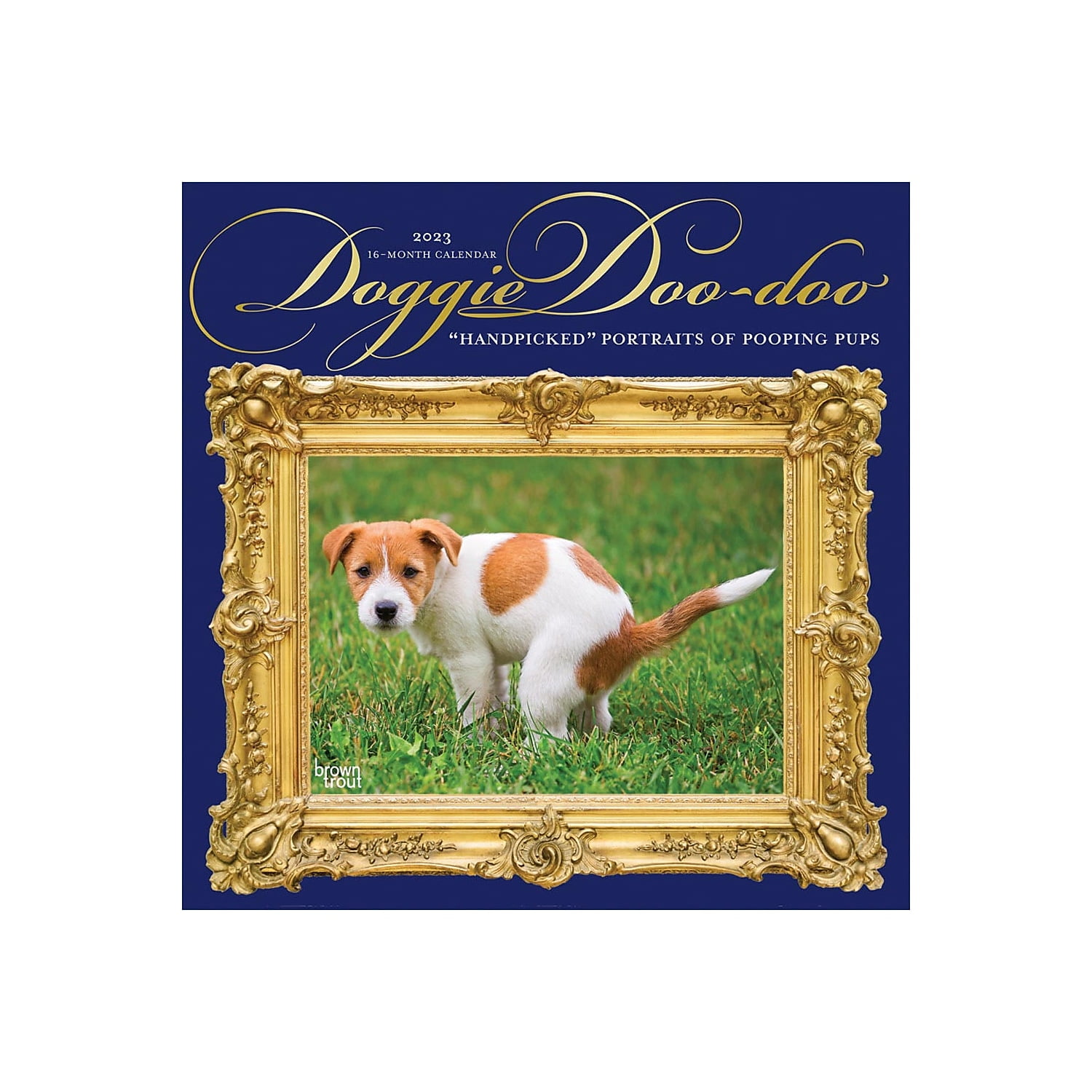 2023 BrownTrout Doggie Doo Doo 12'' x 12'' Monthly Wall Calendar (9781975455897)