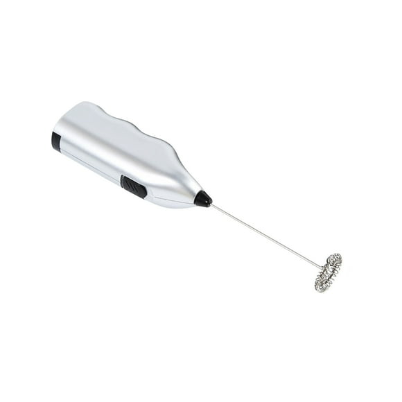 Electric Milk Frother for Coffee – Stainless Steel Whisk with ABS Handle, 10-Second Frothing, Safe Child-Resistant Design