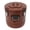 Brown, variant on Red 5L/5.28Qt Insulated Food Container, Stainless Steel Container, 5L Commercial Soup Carrier 15 Hours Heat Preservation for Hot and Cold Food Storage Restaurant Canteen Home Lunch Use