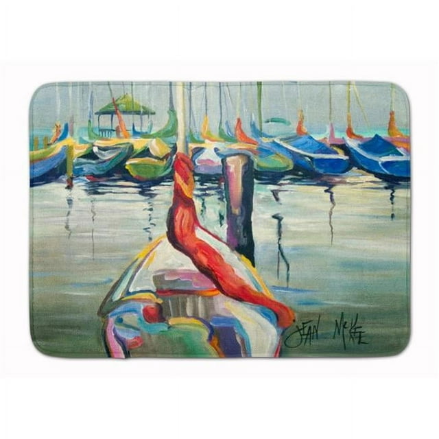 Carolines Treasures JMK1056RUG LaSalle Sailboats Machine Washable Memory Foam Mat