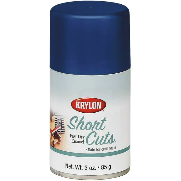 Krylon KSCS073 Short Cut Peinture en Aérosol, 3 Onces, Forever Blue