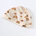thumbnail image 5 of Hienoo Toddler Girl One-Piece Swimsuit Long Sleeve Ruffle Rash Guard Bathing Suit with Hat, 5 of 5