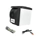 thumbnail image 3 of Nevera para coche de 6L, 12V, calentador, refrigerador para el cuidado de la piel, 30,5x25x16cm, y negro, para cosméticos, minirefrigerador, 3 of 8