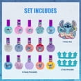 thumbnail image 4 of Disney Stitch 15 Piece Water-Based Kids Nail Polish Set with 2 Toe Spacers, 1 Nail File, Quick Dry, Peel Off, Gift Kit Set for Kids Girls, Ages 3+ by Townley Girl, 4 of 9