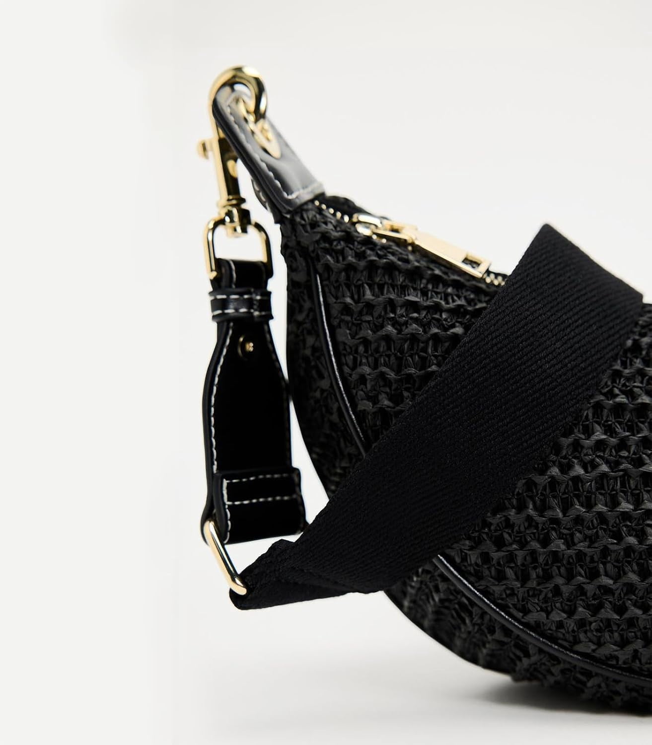 Straw Crossbody Bags for Women Beach Woven Hobo Handbag Summer Chic Crescent Shoulder Purses with Adjustable Strap 2024