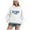 White, variant on Hoodies Sweatshirt for Women Long Sleeve Hoodie Women's Hoodies Pullover Soft Hoodie Hot Pink Hoodies Woman Fall Jackets Trending Clothes