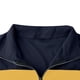 thumbnail image 5 of pstuiky Camisas casuales de manga larga para hombre, Camisa informal de manga larga para hombre, cuello alto, media cremallera, color block Tops casuales para hombres l, 5 of 7