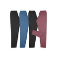 thumbnail image 2 of Angelina Women's Microfiber High Waist Full Coverage Cropped Legging (4-Pack), 2 of 5