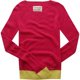 thumbnail image 1 of Aeropostale suéter de punto con bolsillos delanteros para mujer, rosa, grande, 1 of 1