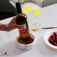 thumbnail image 6 of Radicaln Marble Wine Bottle Coaster 5.5 Inch White Handmade Stone Holder – Classic Wine Coaster for Champagne, Liquor – Dining Table Protection, Countertop Organizer & Elegant Bar Décor, 6 of 6