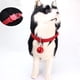 thumbnail image 2 of pequeño cachorro de mascota con hebilla de seguridad de collar de microfibra suave Negro jinwen Collar del perrito del gato del animal doméstico, 2 of 8