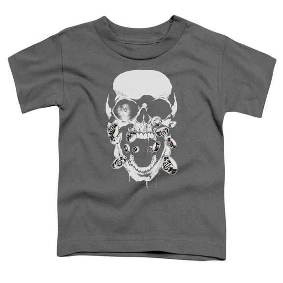Green Lantern - Black Lantern Skull - Toddler Short Sleeve Shirt - 3T