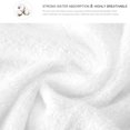 thumbnail image 4 of Unisex Bathrobe - 100% Terry Cotton Soft Plush Kimono Robe, White, Size XL, 4 of 8