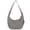 A Nylon-grey, variant on Nylon Crescent Crossbody Bags for Women Large Crossbody Purse Travel Bag Multi-Pocket Shoulder Sling Bag