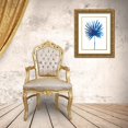 thumbnail image 3 of Marrott, Stephanie 12x14 Gold Ornate Wood Framed with Double Matting Museum Art Print Titled - Fan in Blue, 3 of 4