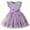 #0170-Purple, variant on Cowsor Girls Embroidered Ruffle Sleeve Princess Dress Elastic Waist Short Sleeve Sundress for 1-6 Years Old Party Wear