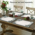 thumbnail image 6 of Christmas Festive Berry Black Plaid Country Rustic Bordered Set of 4 Fabric Dining Placemats, 6 of 9