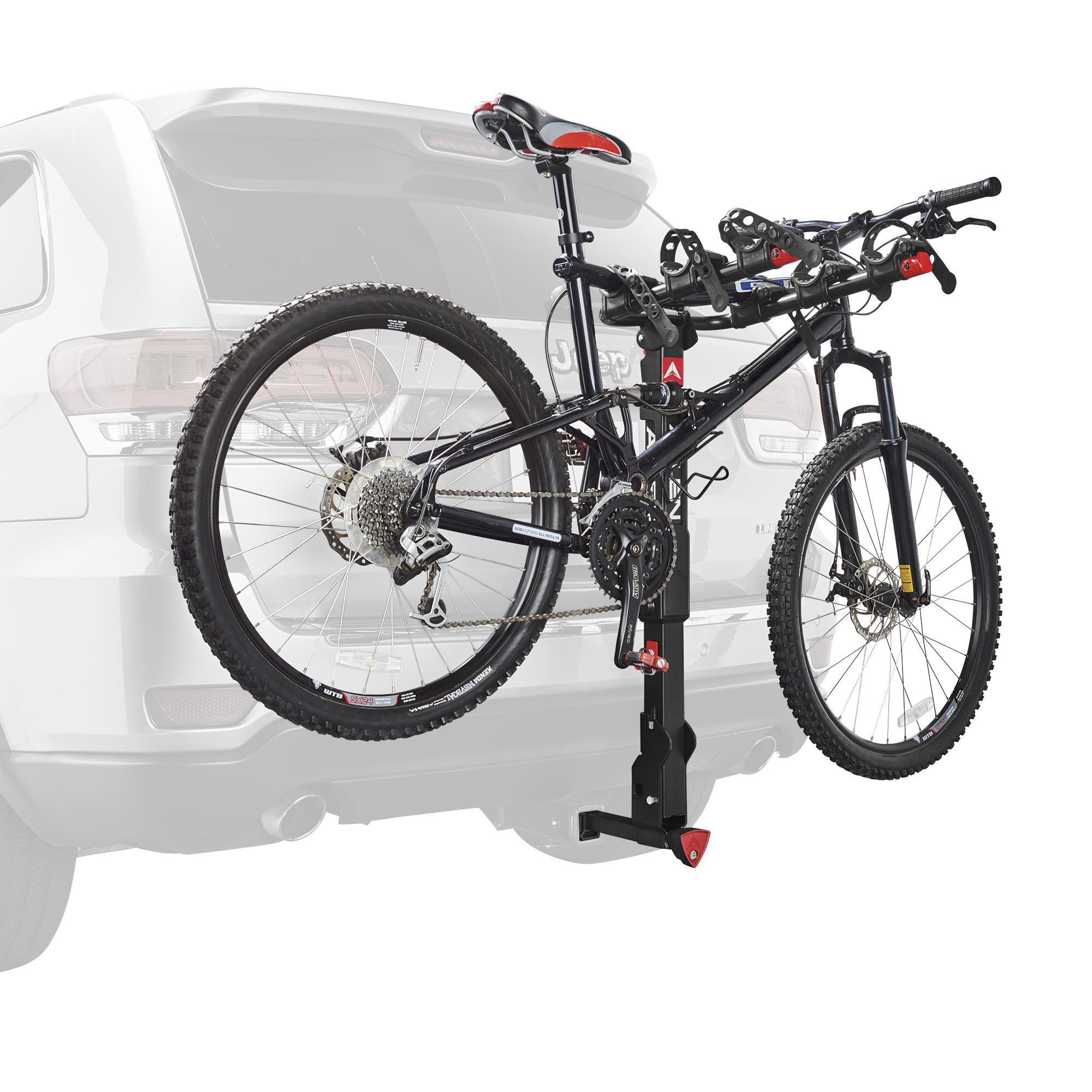 Allen Sports Premier Locking 3-Bicycle Carrier Hitch Mount Bike Rack, QR535 