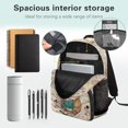 thumbnail image 5 of Pzuqiu Capybara Print School Backpack for Kids Boys Girls Elementary Large Capacity Adjustable Padded Straps 17 Inch Backpack Back to School Supplies Travel Daily Use, 5 of 7