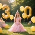 thumbnail image 2 of Globo Kelfuoya Gold Number 30, lámina de mylar de 40 pulgadas, 2 of 7