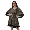 thumbnail image 1 of Moomaya Cover Womens Summer Dresses Plus Size Kimono Sexy Printed Mini Dress, 1 of 6