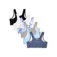 thumbnail image 2 of Fruit of the Loom Girls Cotton Sports Bra 6-Pack, Style-94022, 2 of 6