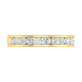 thumbnail image 3 of 0.60 Carat Channel Set Diamond Wedding Band Ring in 14K Yellow Gold (Ring Size 8.75) (SI1-SI2 Clarity), 3 of 5