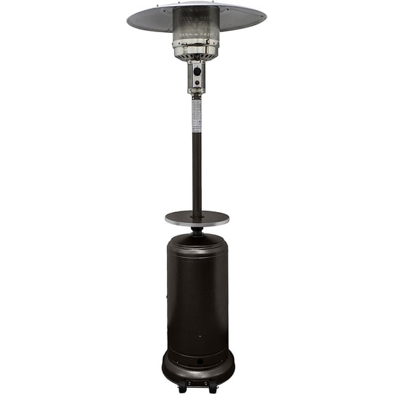 ZHIBO 48,000 BTU Propane Patio Heater, Adjustable Table, Bronze