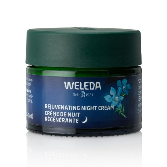 Crema de noche Weleda Rejuvenating con genciana azul y edelweiss