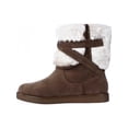 thumbnail image 4 of Womens G by GUESS Alixa Fuzzy Lined Pull On Short Winter Boots, Medium Natural, 4 of 5