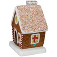 thumbnail image 3 of Northlight Gingerbread Kisses Sprinkle Christmas House - 14.5", 3 of 5