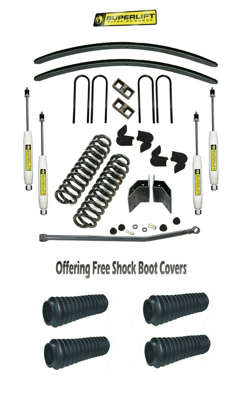 ford lift kit reviews on Superlift 1977 1979 Ford F 150 4wd Lift Kit 6 5 Inch Sl Shocks K512 Walmart Com Walmart Com