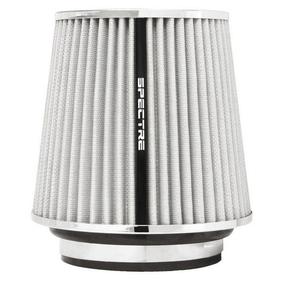 Spectre Universal Clamp-On Air Filter: High Performance, Washable Filter: Round Tapered; 3 in/3.5 in/4 in Flange ID; 6.719 in (171 mm) Height; 6 in (152 mm) Base; 4.75 in (121 mm) Top, SPE-8138