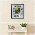 thumbnail image 2 of ArtToFrames Collage Photo Picture Frame with 1 - 8x10 and 12 - 3x3" Openings, Framed in Black with Baby Blue and Black Mats (CDM-3926-676), 2 of 8