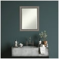 thumbnail image 3 of Amanti Art Burnished Concrete Beveled Wood Wall Mirror 28.5 x 22.5 in., 3 of 10