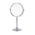thumbnail image 1 of Espejo de maquillaje de siete pulgadas con aumento de 10x sobre soporte para dormitorio y baño, espejo de mesa redondo clásico independiente con aumento de doble cara 10x/1x, 1 of 2