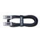 thumbnail image 2 of Paquete de 2 a 4 cables tipo C de 100 W, universal, nailon trenzado, USBC PD para móviles 4 piezas, 2 of 8