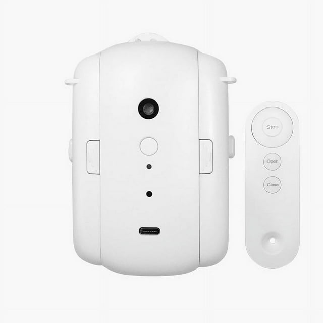 Abridor de cortinas inteligente automático Cierre de cortinas automático, con sensor de luminosidad, para el dormitorio del hogar 5V, barra de cortina de barra romana de soporte