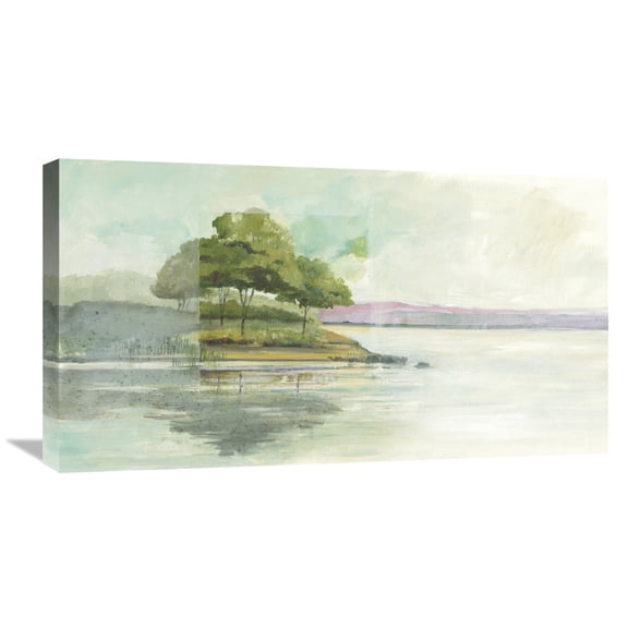 Global Gallery Avery Tillmon 'Lake Front I' Canvas Wall Art