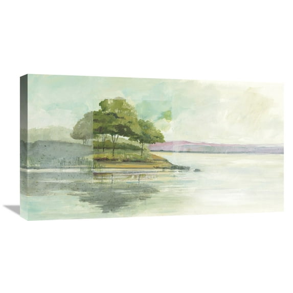 Global Gallery Avery Tillmon 'Lake Front I' Canvas Wall Art