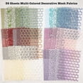 thumbnail image 3 of 90 Sheets Scrapbook Paper and Decorative Mesh Fabric Assorted Set - 6 Pack Mixed Special Paper for Scrapbooking,B, 3 of 5