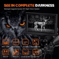thumbnail image 2 of Nabila DIY Digital Night Vision Scope for Rifle Hunting with Camera and 5" Portable Display Screen, 2 of 8