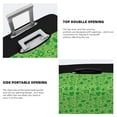 thumbnail image 5 of Haiem St Patrick's Day Luggage Cover Printed Suitcase Covers for Luggage Elastic Washable Suitcase Protector Fits 18-32 Inch Luggage-Small, 5 of 9
