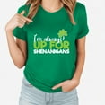 thumbnail image 3 of St. Patrick's Day Graphic Tees for Women Trendy Irish Tshirts Tops Short Sleeve FestivalLeaf Clover Summer Shirts(Green 2XL), 3 of 3