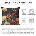 thumbnail image 5 of Creowell  Beautiful Flowers Print Corduroy Throw Pillow Covers Soft Square Throw Pillow Case Home Decorations for Bed Sofa Living Room  Multi-Size, 5 of 5