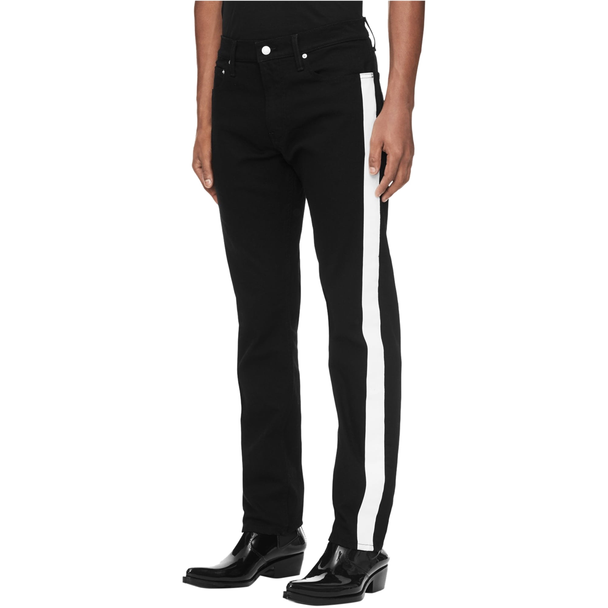 mens side stripe jeans