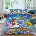 thumbnail image 2 of Miniforce Conjunto de sábanas temático, trío de piezas, cómodo y amigable con la piel, diseño único, regalo de decoración para el hogar para familiares, amigos y fans,135cm *200cm, 2 of 6