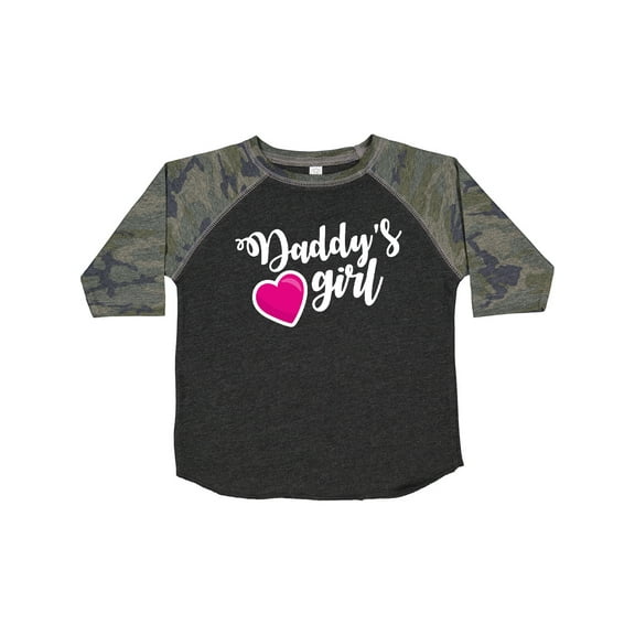 Inktastic Valentine's Day Daddy's Girl with Heart Girls Toddler T-Shirt