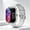 Silvery, variant on Large-screen unisex smartwatch with call and sports functions. Cross-system compatible for daily use and sports occasions.