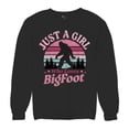 thumbnail image 5 of Just a Girl Who Loves Bigfoot Sweatshirt Sasquatch Fan Cryptid Cute Gift Vintage Sunset Wildlife Camping Crewneck, 5 of 7